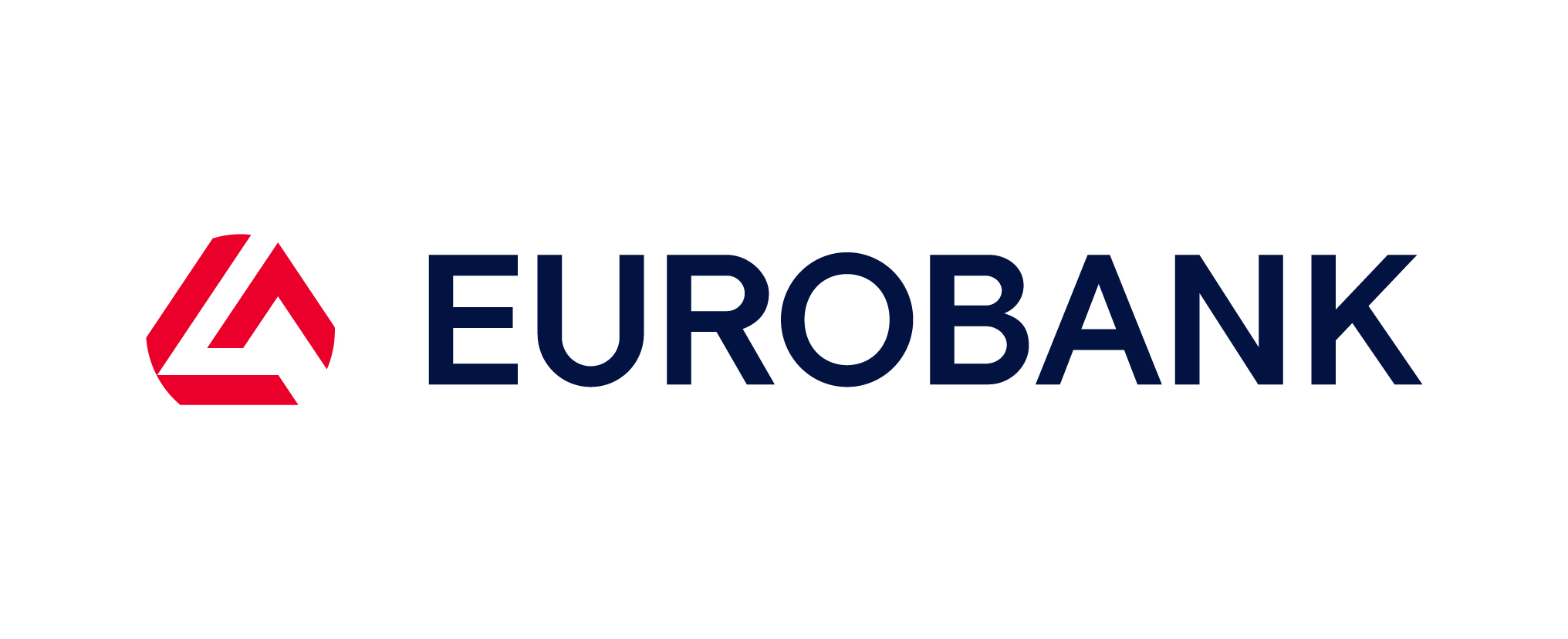 Eurobank Logo in white new