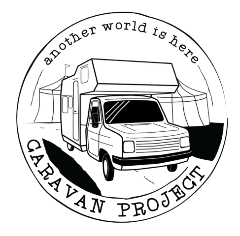 Logo caravan white