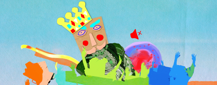 To εκπαιδευτικό πρόγραμμα μουσικού θεάτρου για Δημοτικά σχολεία ΣΙΩΠΗ, Ο ΒΑΣΙΛΙΑΣ ΑΚΟΥΕΙ ταξιδεύει στα Δωδεκάνησα | Εκπαιδευτικές &amp; Κοινωνικές Δράσεις ΕΛΣ