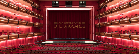 The International Opera Awards ceremony to be hosted for the first time by the Greek National Opera