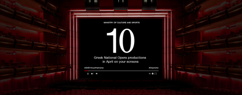 Ministry of Culture and Sports. Free Greek National Opera broadcasts in April via ERT TV &amp; www.nationalopera.gr/en #GNOvirtualpremieres