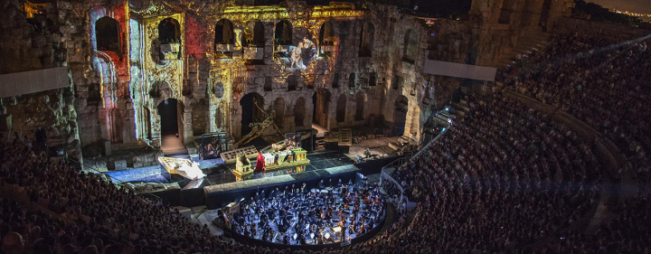 Tickets for Tosca at the Odeon of Herodes Atticus  go on sale on Monday 29 April 2024 at 12.00