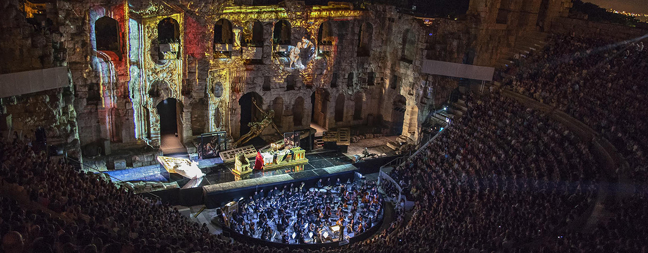 Tickets for Tosca at the Odeon of Herodes Atticus  go on sale on Monday 29 April 2024 at 12.00