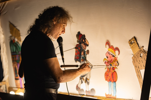 Karagiozis as Rigoletto