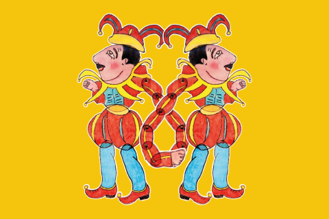 Karagiozis as Rigoletto