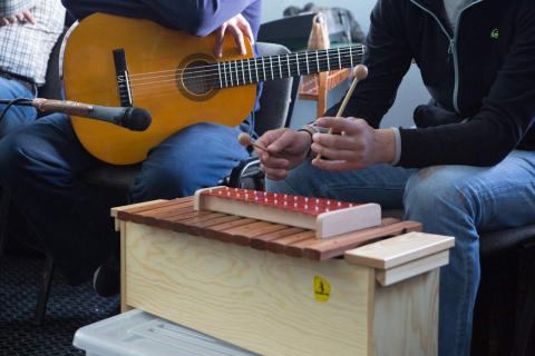 Music workshop at the Diavata Penitentiary in Thessaloniki