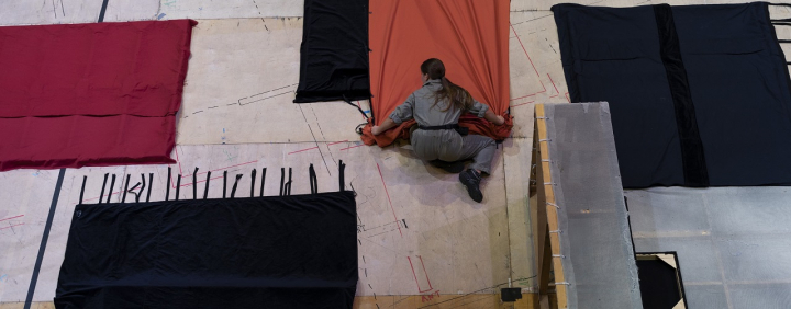 The visual performative installation "Synthesis" on GNO TV