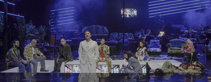 The musical "Cheap Smokes" comes on GNO TV